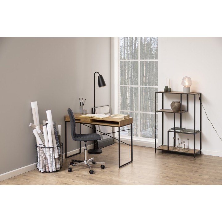 Biurko Seaford z szufladą dąb - ACTONA